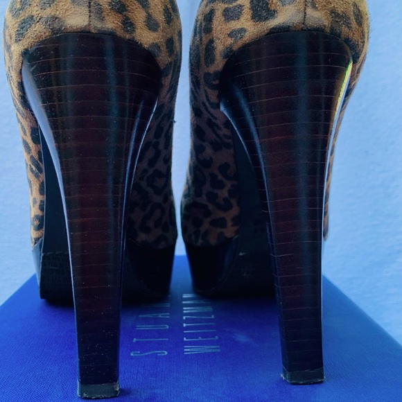 Stuart Weitzman Casstilts Women's Platform High Heels Pumps - Picture 3 of 5